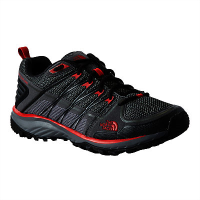 The North Face Mens' Litewave Explore Hiking Shoes, Grey/Red The North Face Mens' Litewave Explore Hiking Shoes, Grey/Red